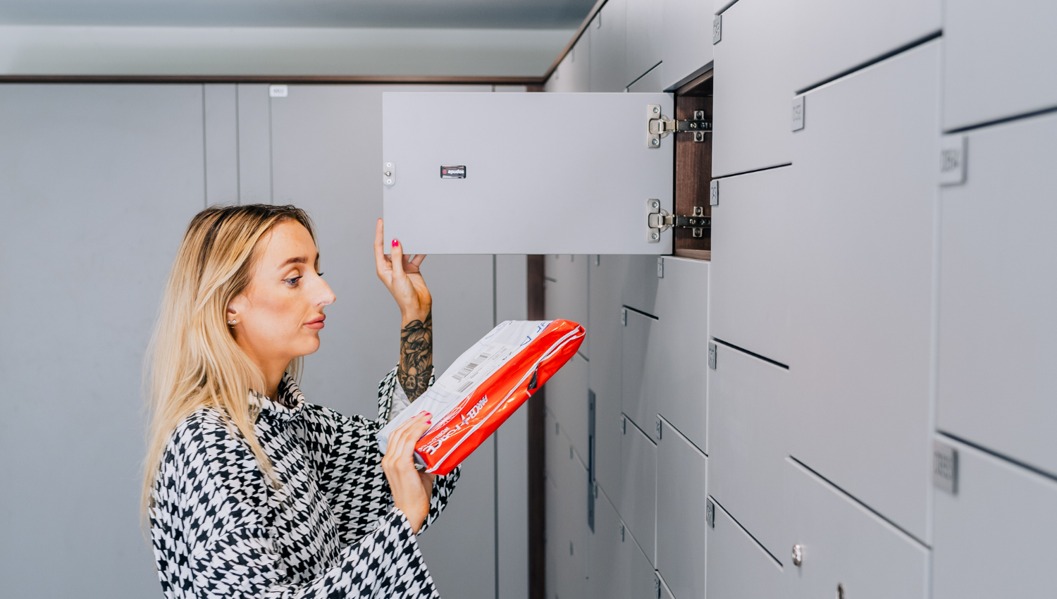 - Apudos Smart Parcel Lockers Pickup